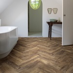  Interior Pictures of Brown Country Oak 54875 from the Moduleo LayRed Herringbone collection | Moduleo